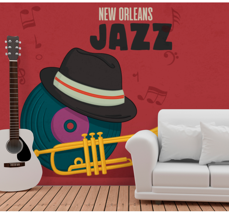 Fototapet musik new orleans jazz - TenStickers