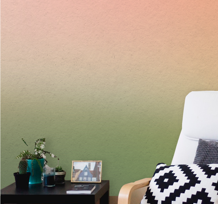 Gradient farve falmer mønster fototapet - TenStickers