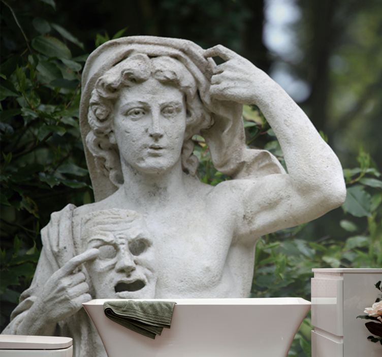 Græske statuer æstetisk kunst fototapet - TenStickers