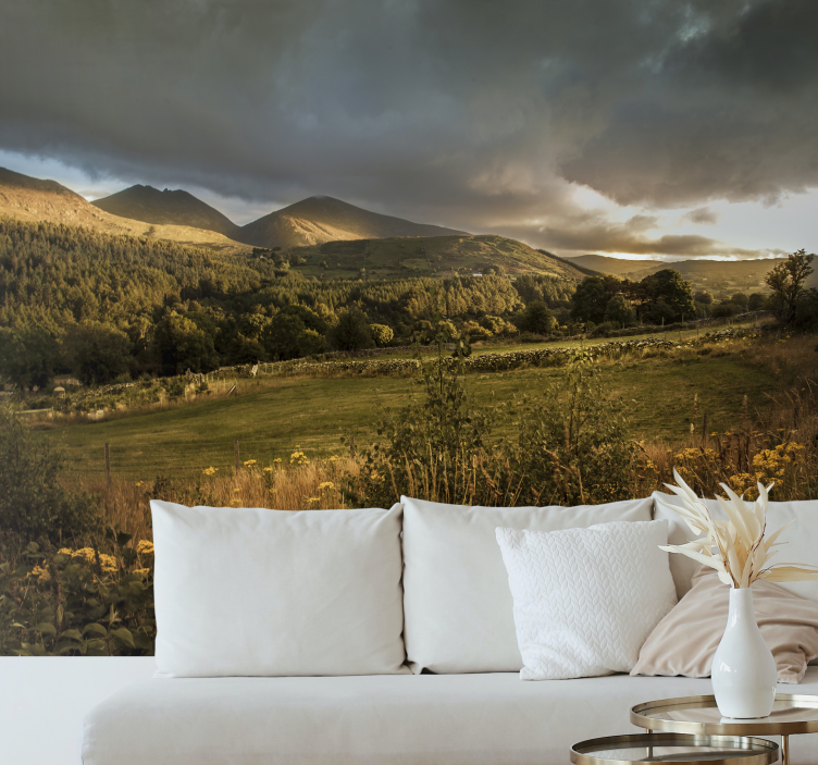 Irsk natur. Natur vægmaleri - TenStickers