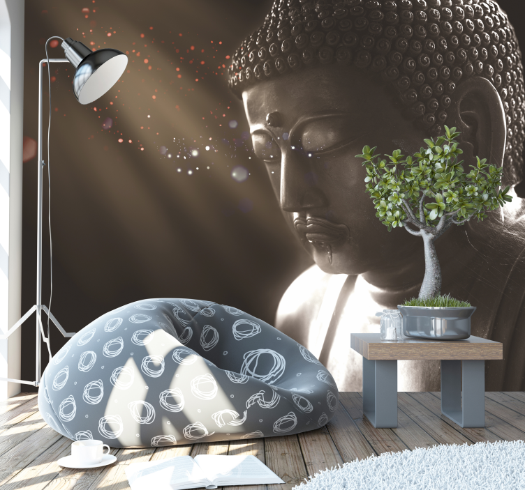 Meditere buddha zen fototapet - TenStickers