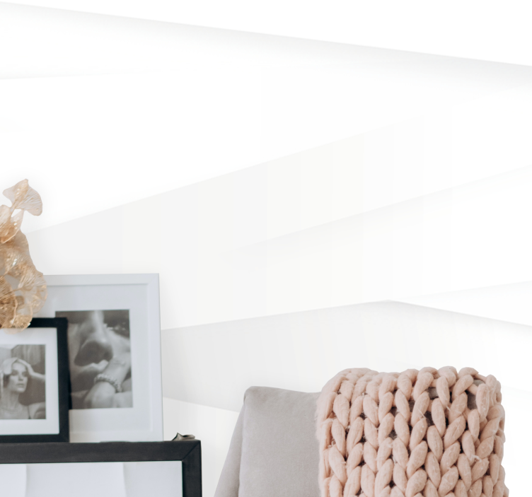 Mønster fototapet lagdelte geometriske former - TenStickers