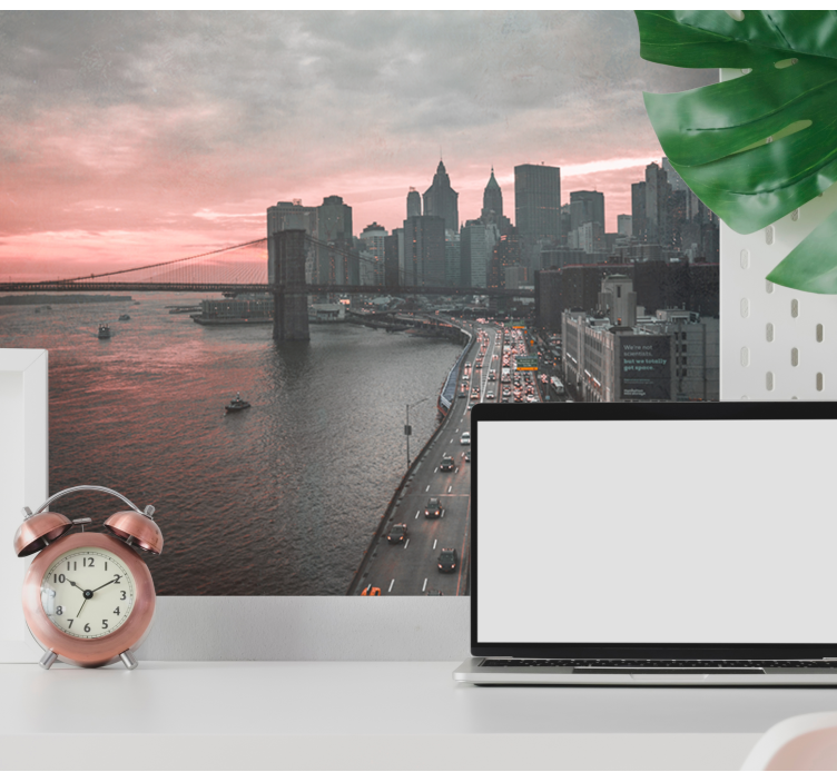 New york fototapet urban manhattan skyline - TenStickers