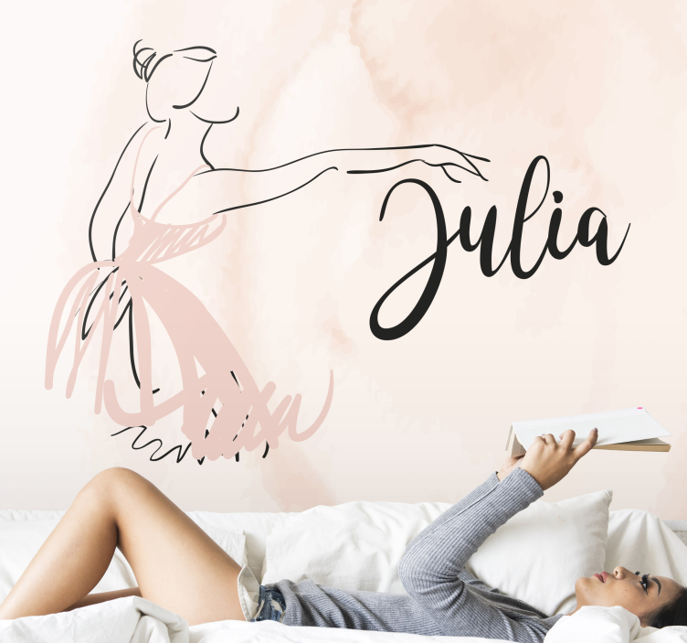 Personlig dansende elsker brugerdefineret fotomaleri - TenStickers