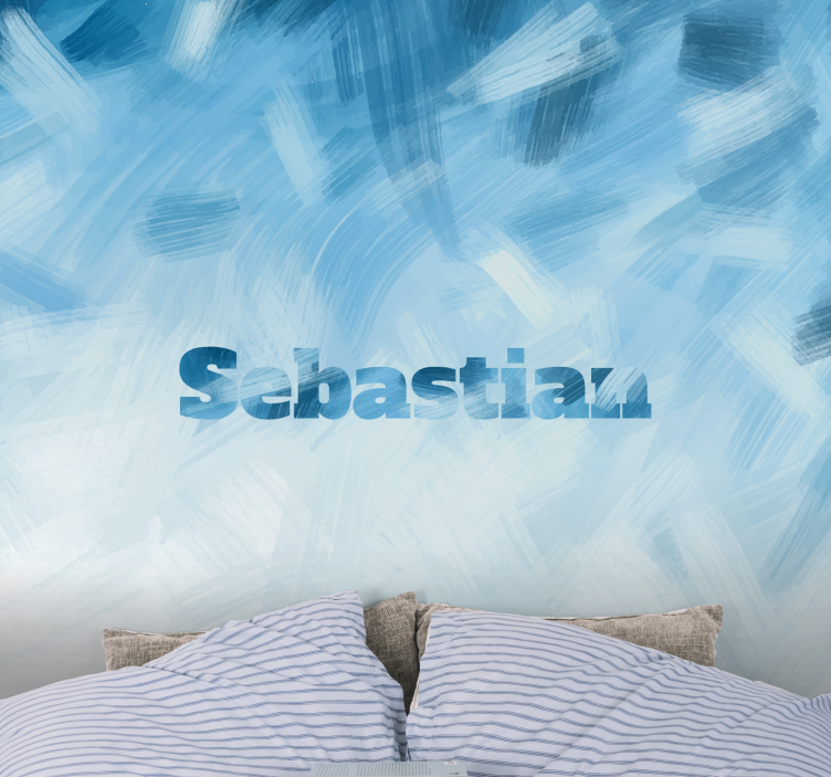 Personlig fototapet med navneskabelse - TenStickers