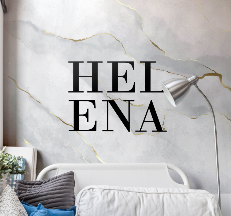 Personlig marmor brugerdefineret vægmaleri - TenStickers