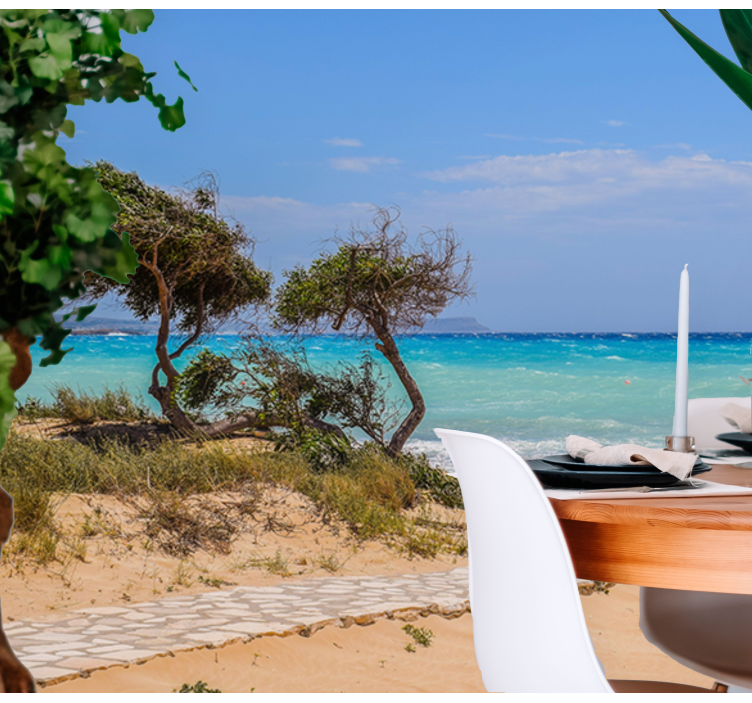 Rolig scenesti fototapet hav - TenStickers