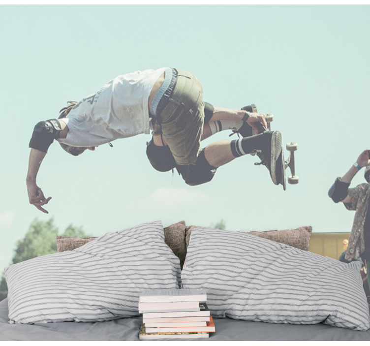 Skate knæpuder fototapet - TenStickers