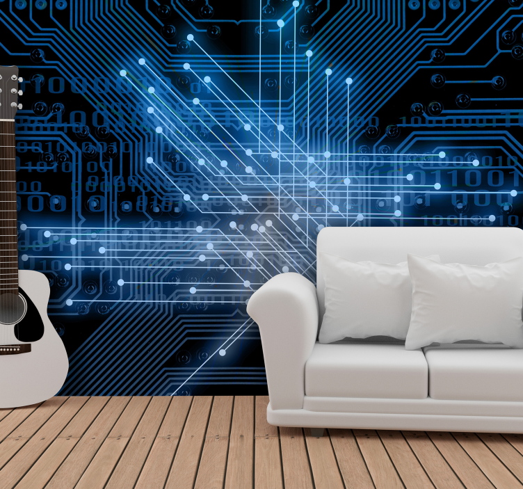 Soverum fototapet sammenkoblinger - TenStickers