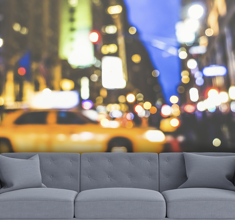 Travl bynat fototapet af byer - TenStickers