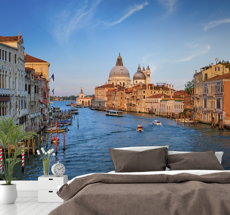 Venedig by landskab fototapet - TenStickers