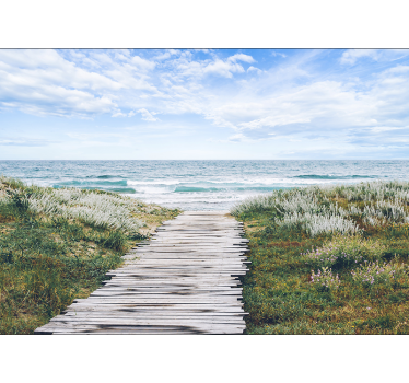 Ferie ved havet fototapet ved havet - TenStickers