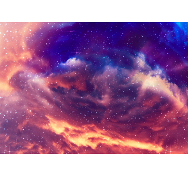 3d nattehimmel fototapet - TenStickers
