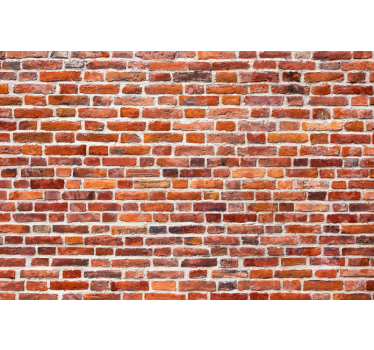 Fototapet mursten rustik murstensmønster - TenStickers