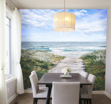 Ferie ved havet fototapet ved havet - TenStickers