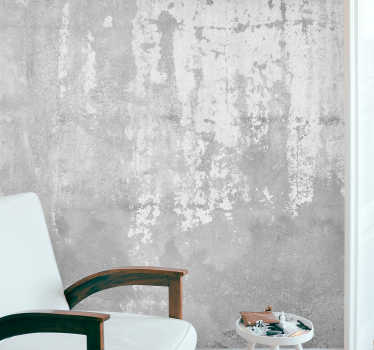 Meget gammelt væg effekt beton look tapet - TenStickers