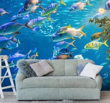 School of sea fototapet - TenStickers
