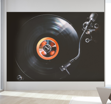 Vinylplader vægfototapeter til soveværelser - TenStickers