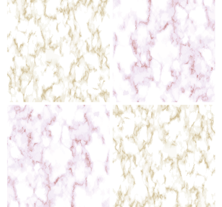 Naturlige marmor kop coaster - TenStickers