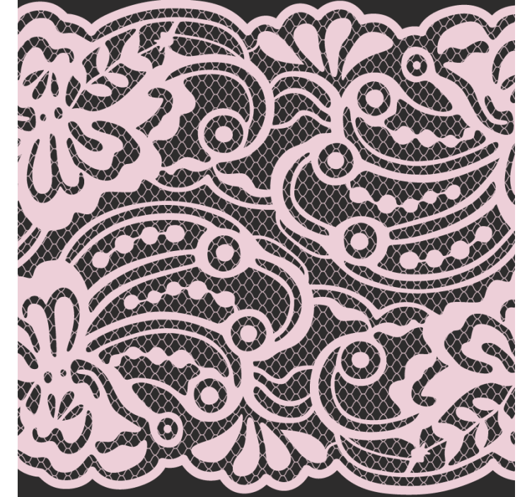 Moderne coaster med elegant blonde mønster - TenStickers