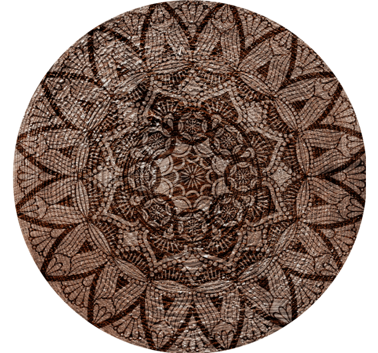 Træ som mandala moderne coaster - TenStickers