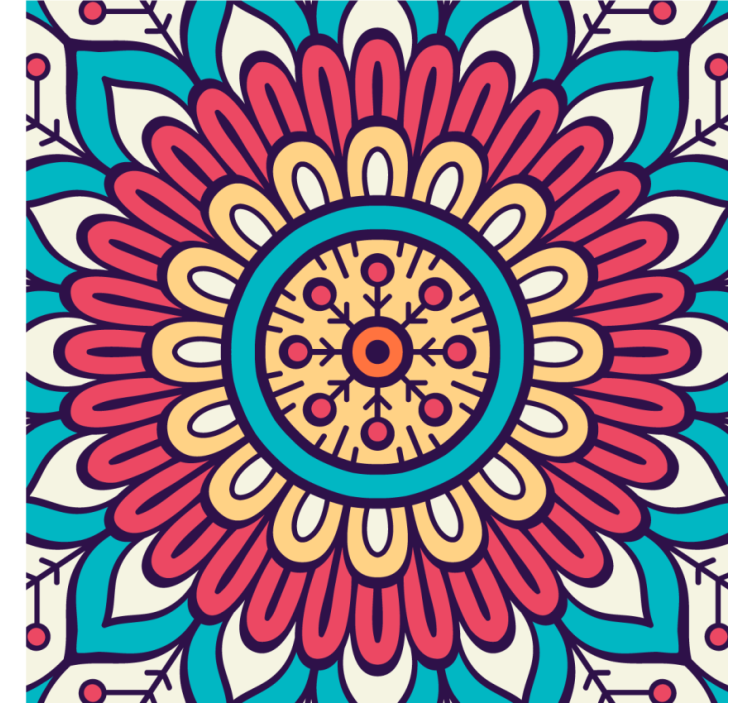 Marokkansk tema moderne coaster - TenStickers