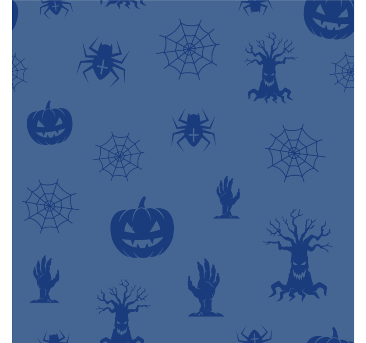 Halloween coaster med uhyggeligt skygge mønster - TenStickers