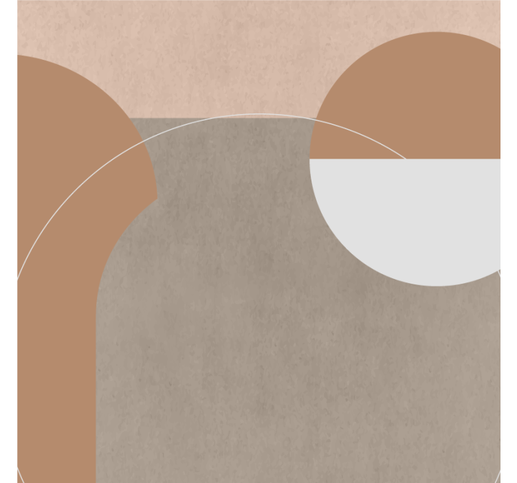 Moderne coaster med abstrakte geometriske former - TenStickers