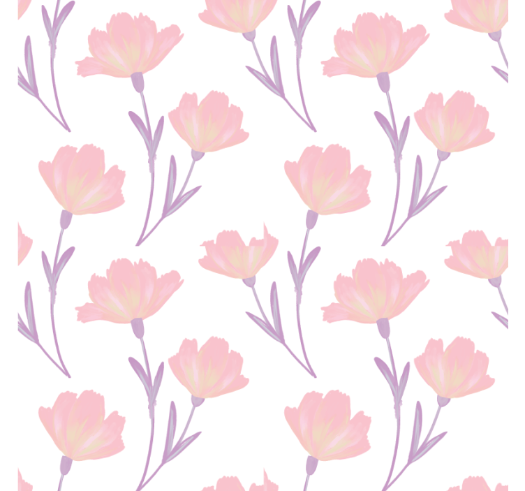 Coaster med blomsterprint - TenStickers