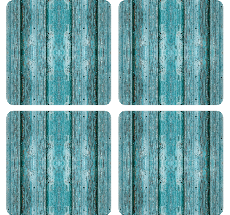 Coaster med struktureret plankeoverflade - TenStickers