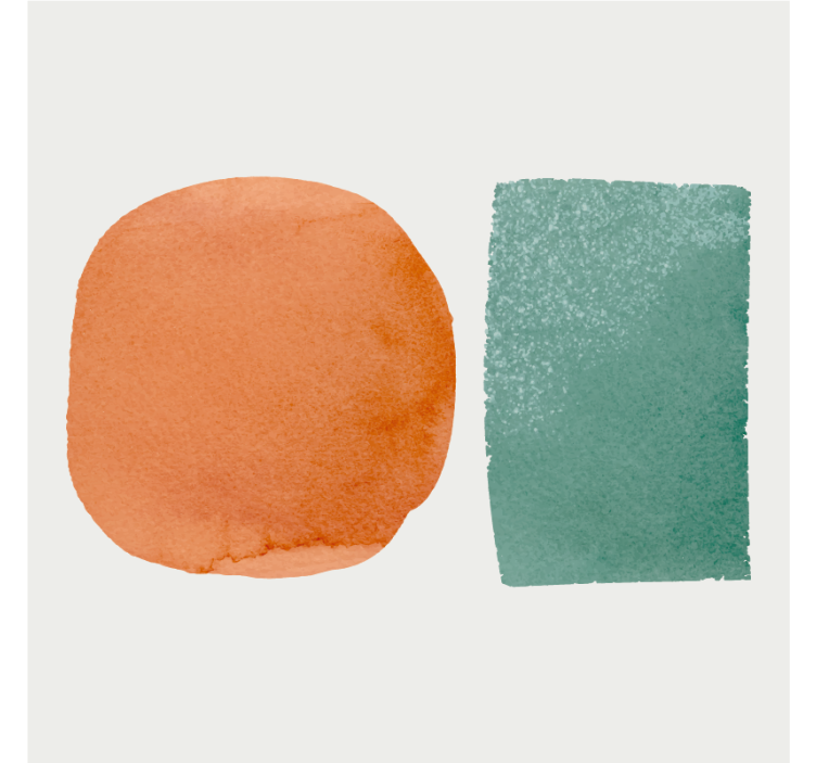 Coaster abstrakt formparring - TenStickers