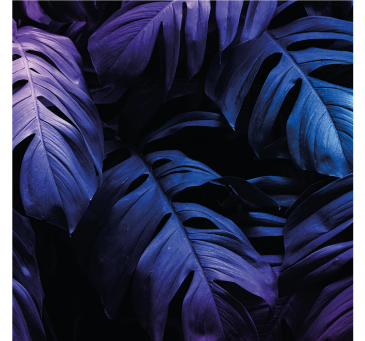 Coaster med grønne bladmotiver - TenStickers