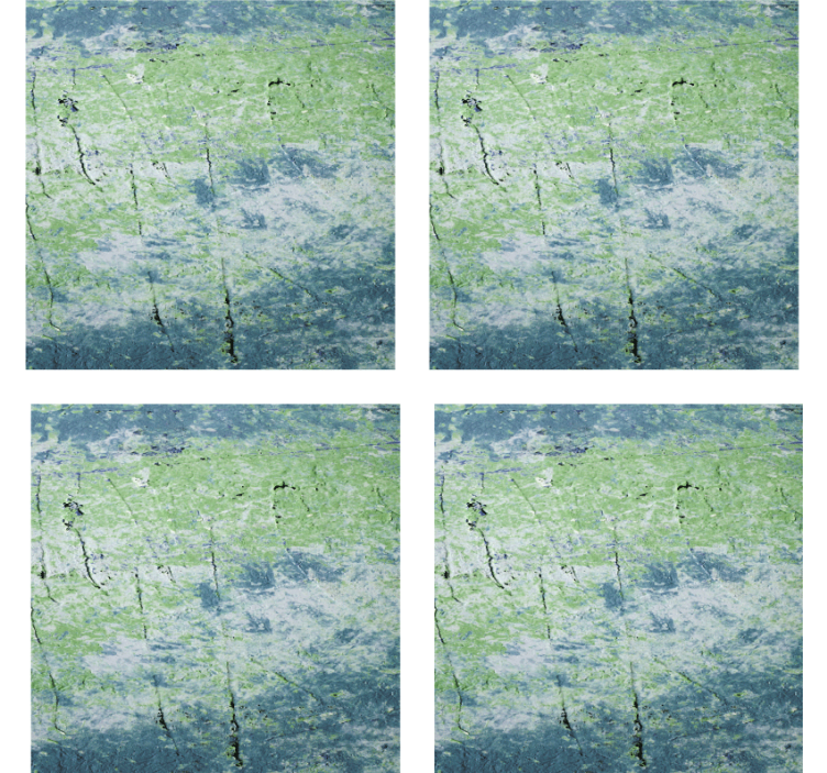 øl coaster med struktureret grøn overflade - TenStickers