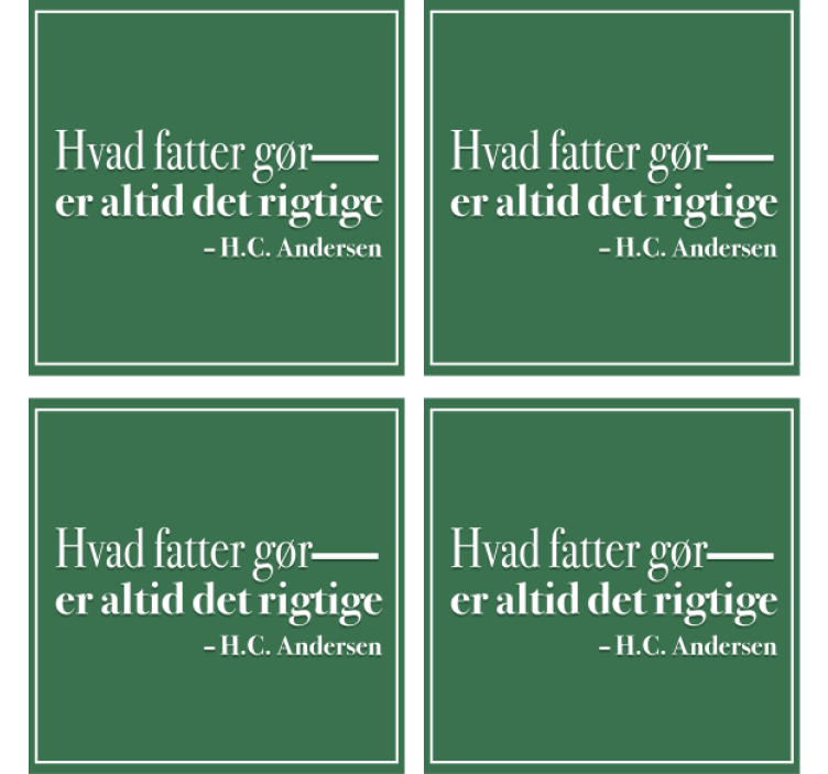 'det, far gør, er det rigtige citat-coaster - TenStickers