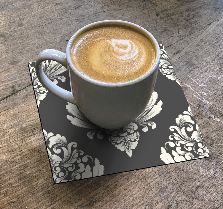 Blomsterbuket drink coaster - TenStickers