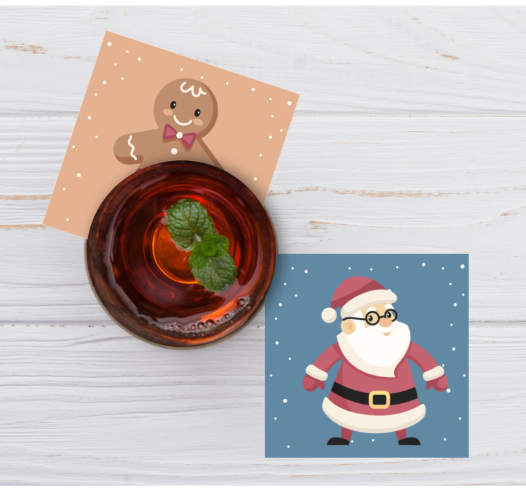 Ferie tegn jul coaster - TenStickers