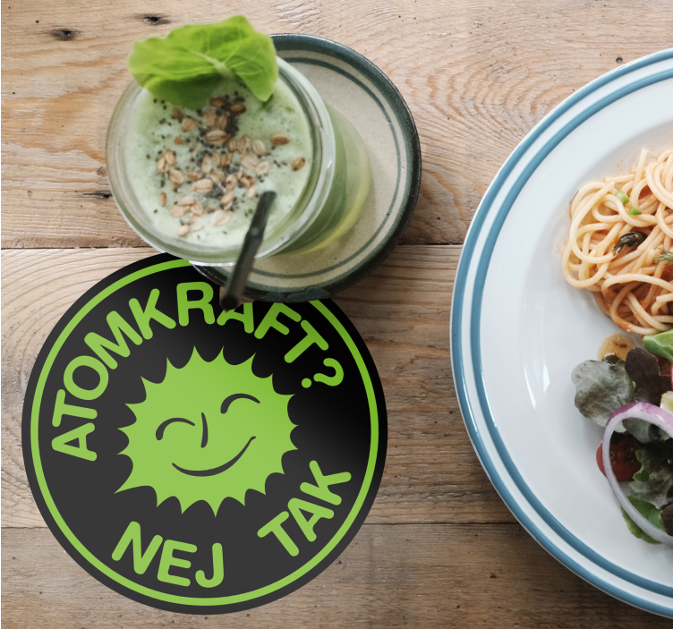 Nej tak til atomkraft flere coastere - TenStickers