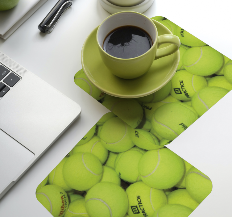 Fantastisk tennisbolde coaster - TenStickers