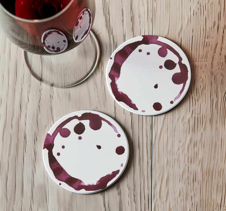 Vinpletter kork coaster - TenStickers