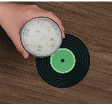 Discosæt til hvert sæt retro coastere - TenStickers