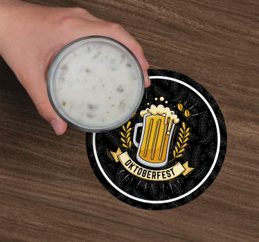 ølfest oktoberfest ølunderlæg - TenStickers