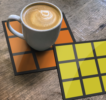Terning spil geeky coasters - TenStickers