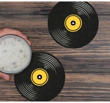 Vinylplader retrounderlag - TenStickers