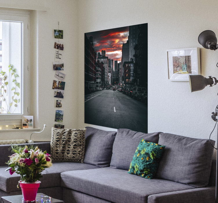 En gade i New York plakat - TenStickers