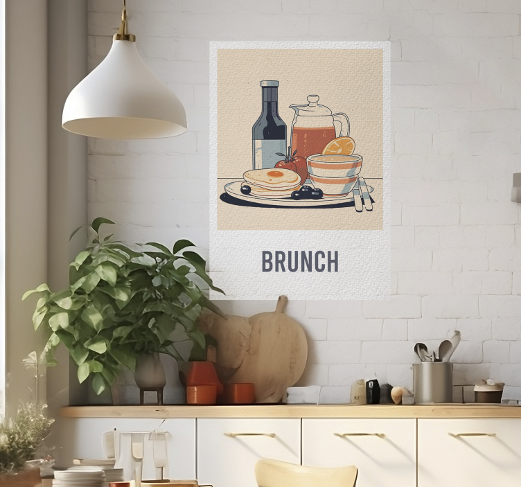 BrunchMorgenmad Køkken plakat - TenStickers