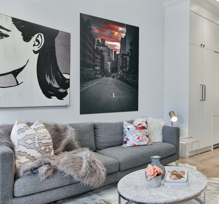 En gade i New York plakat - TenStickers