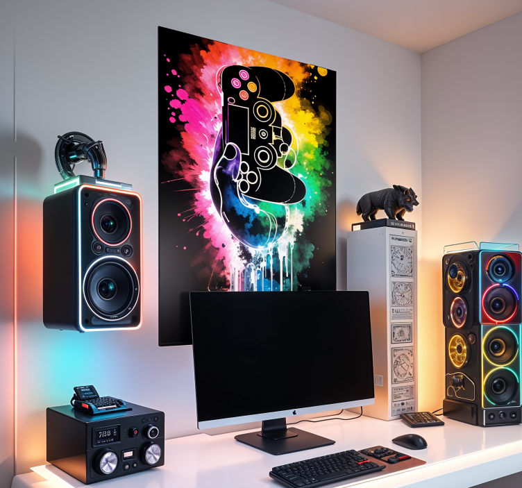 gamer eksplosion videospil plakat - TenStickers