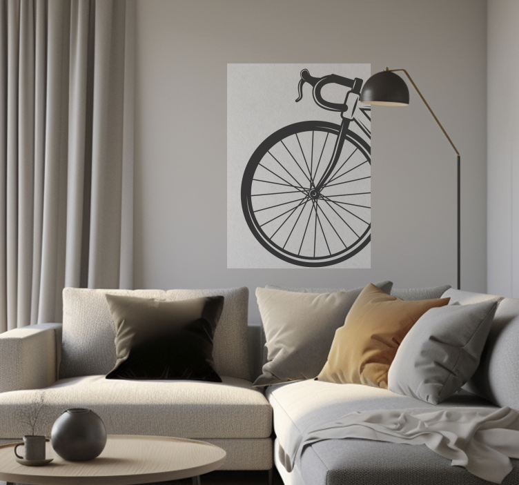 Minimalistisk cykel Cykling plakat - TenStickers