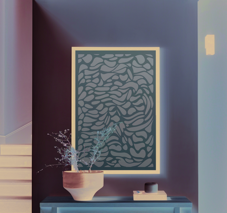 Naturligt tryk skandinavisk plakat - TenStickers