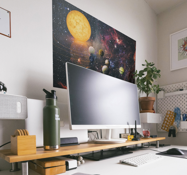 Solsystem med planeter plakat - TenStickers